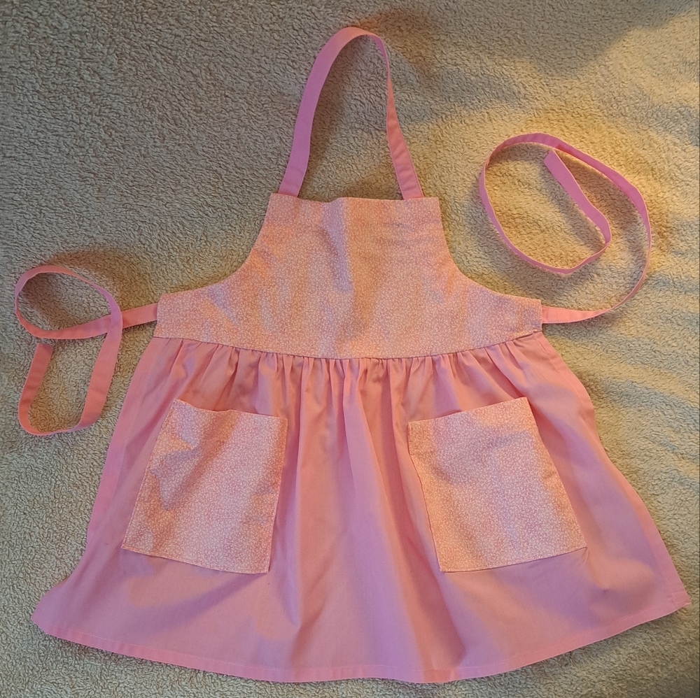 Handmade Child's Apron ~ Spring